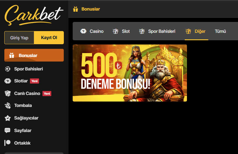 Çarkbet Bonus